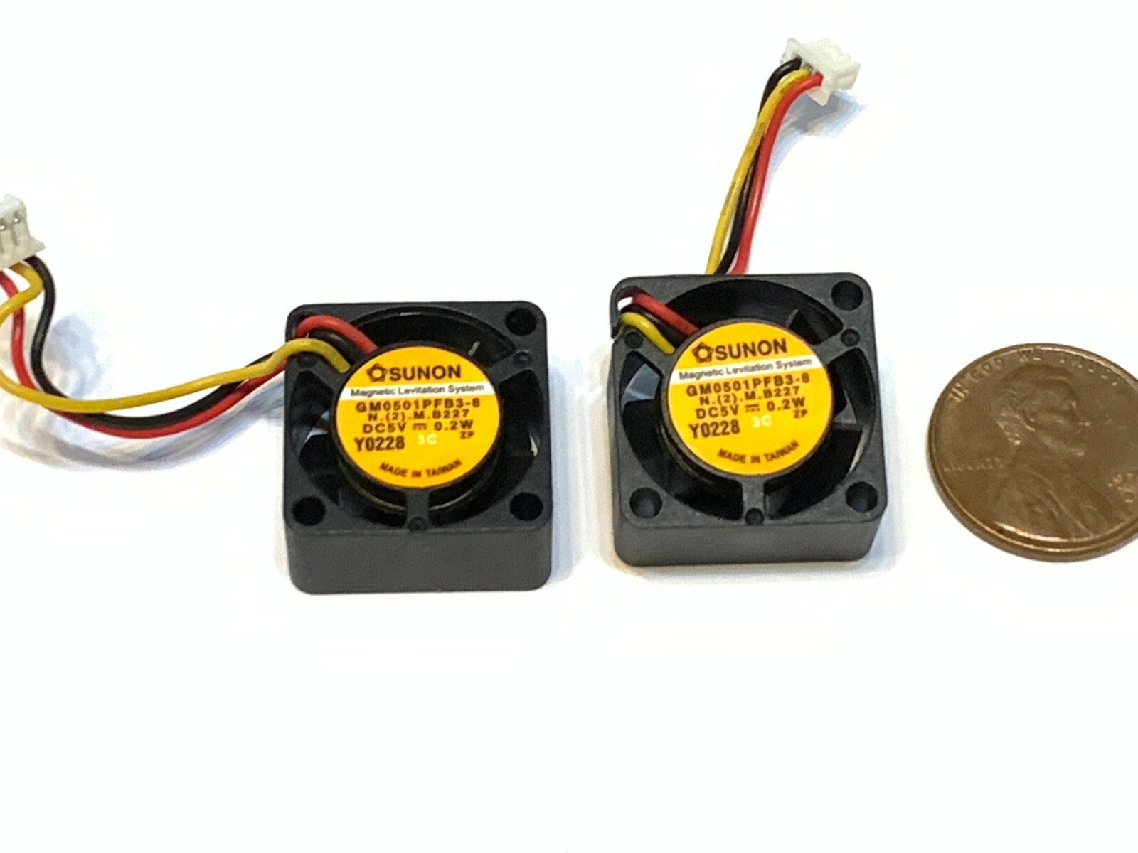 2 Pieces 5V fan sunon 2010 20mm 2cm mini small cpu usb GM0501PFB3-8 blower c12