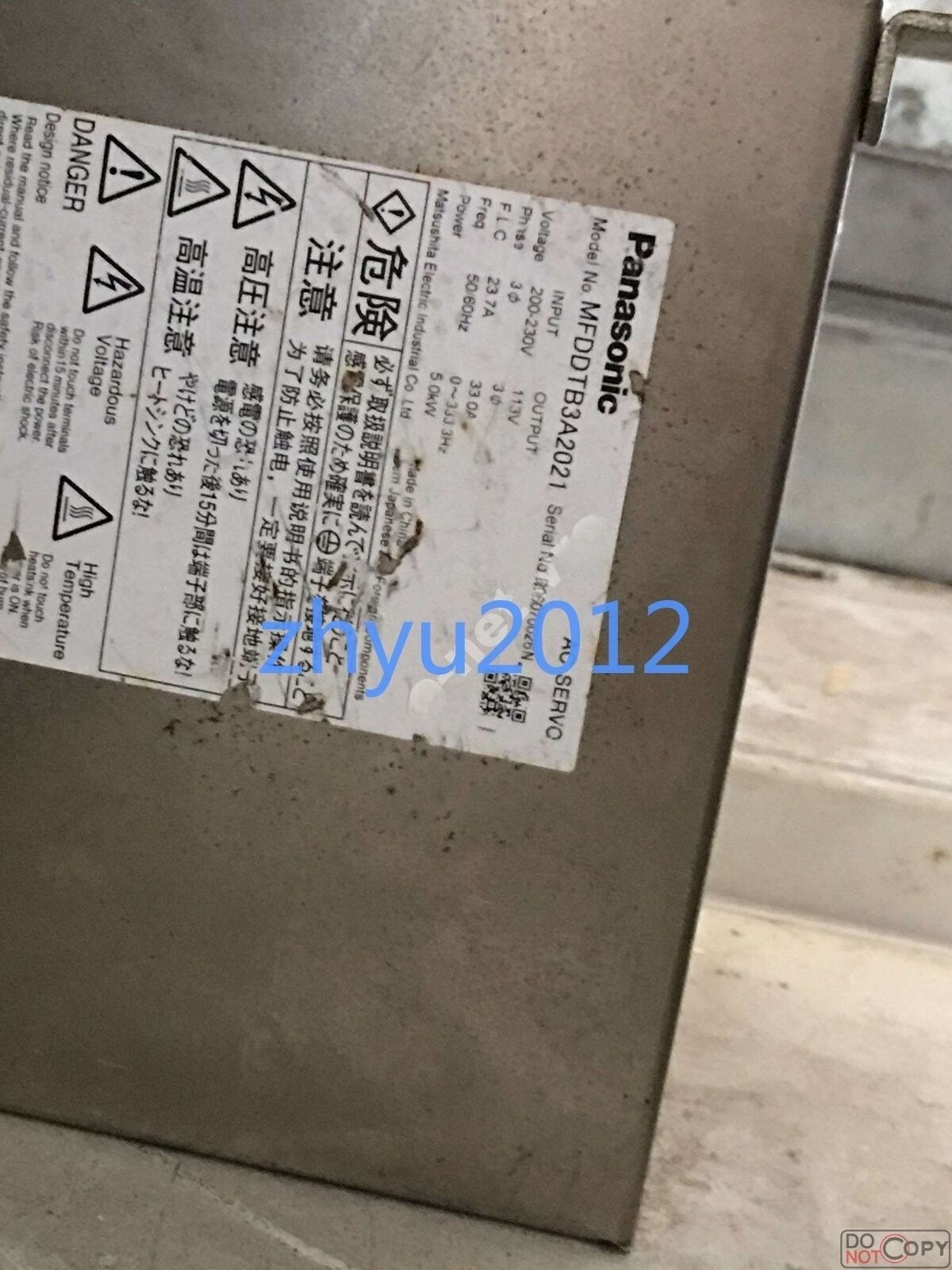 1PC for 100% TEST MFDDT3A2021 (by Fedex or DHL