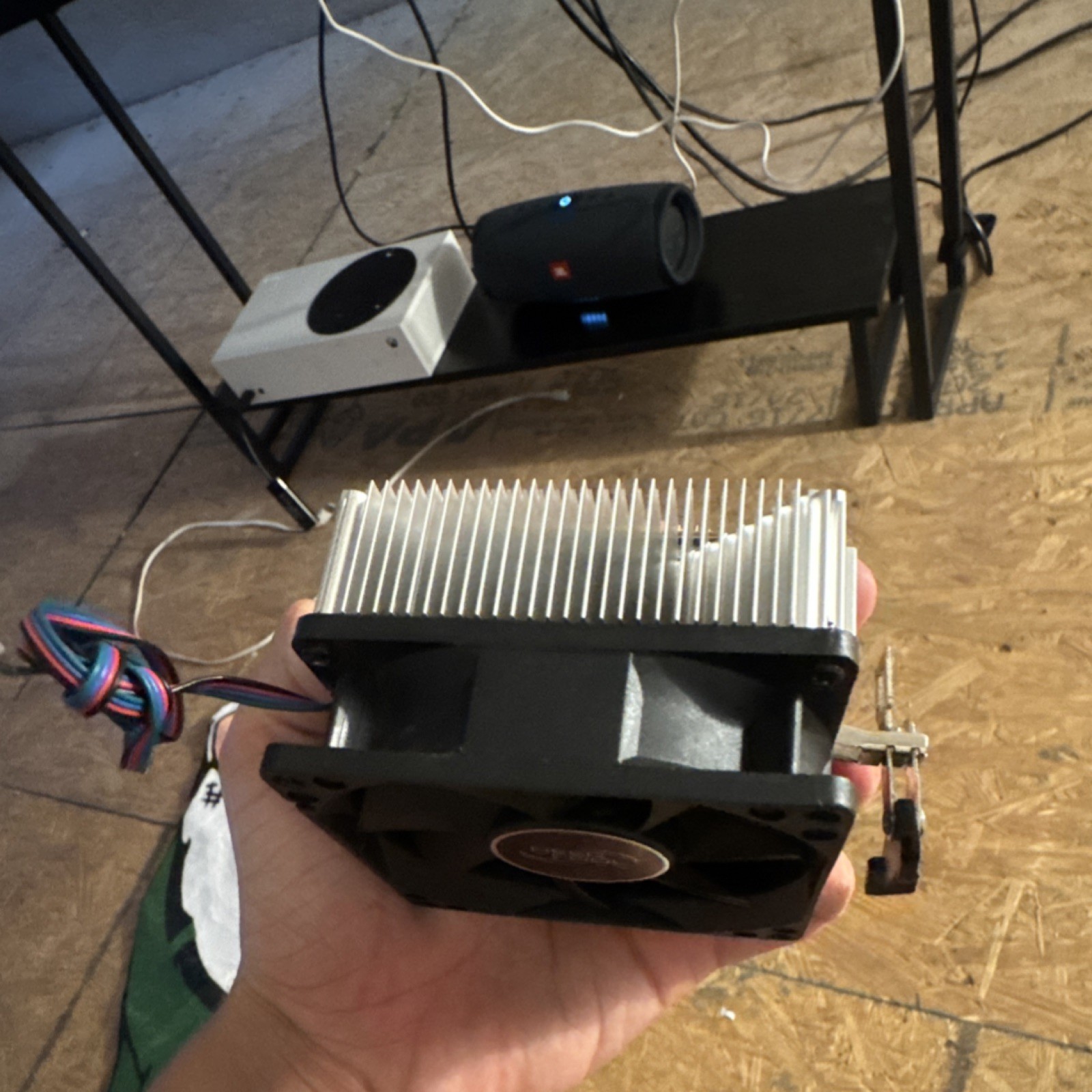 Deepcool CPU Fan with Heatsink, 3-Pin, Aluminum Plastic, Black Silver