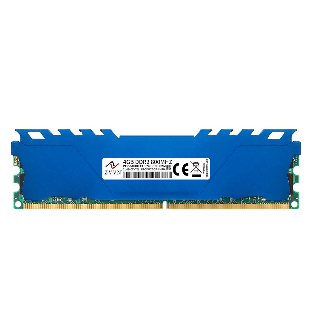 16GB 8GB 4GB DDR2 800MHz PC2-6400U CL6 240Pin intel DIMM Desktop Memory LOT Blue