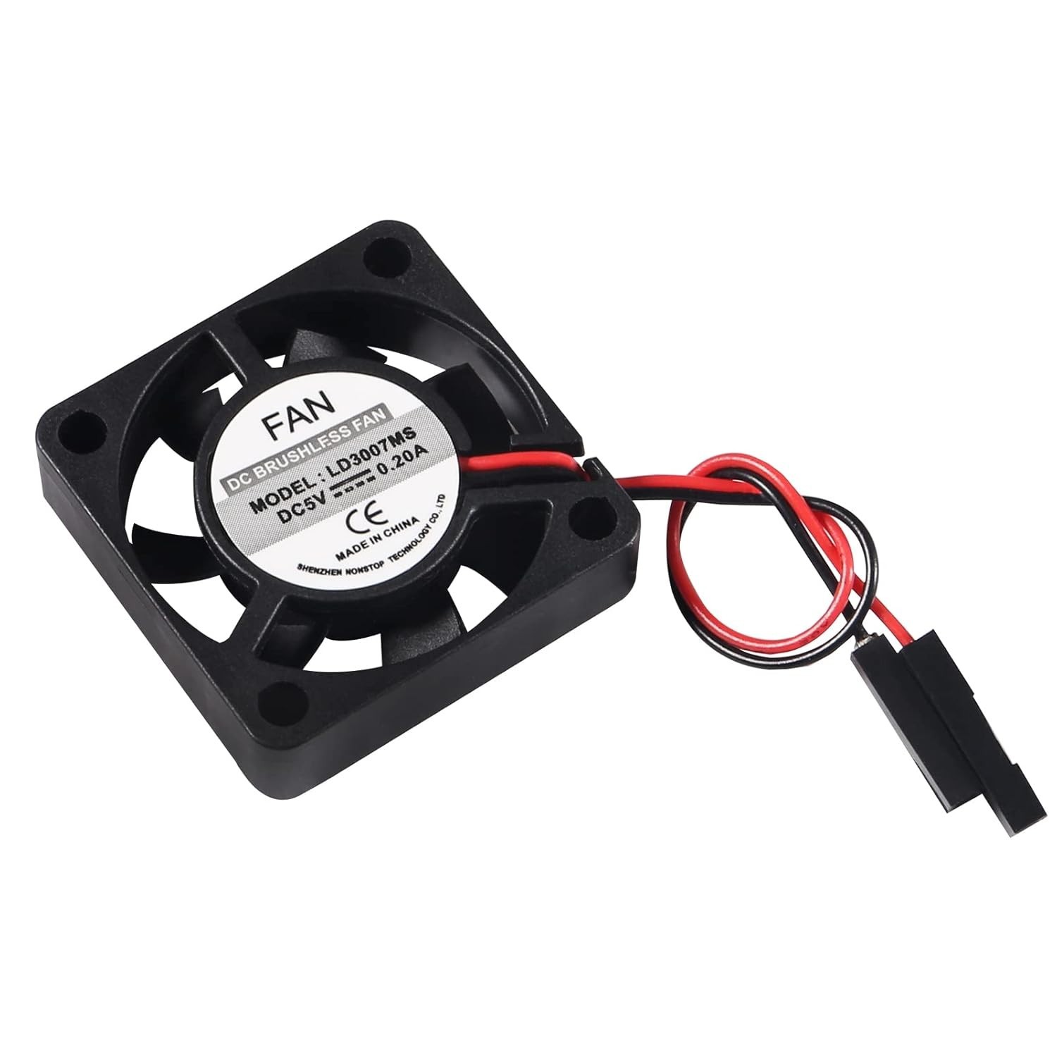 Raspberry Pi Cooling Fan 6 Pack 30x30x7mm Brushless Quiet Fan Compatible with…