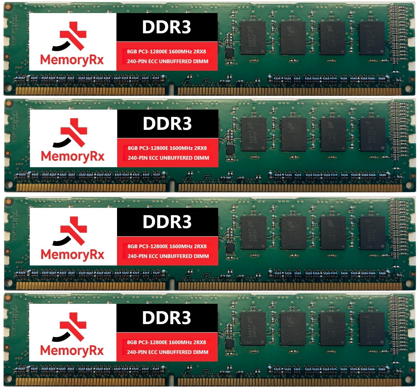 32GB (4 x 8GB) Memory RAM SNPP51RXC/8G A6960121 For Dell Poweredge R220 T110
