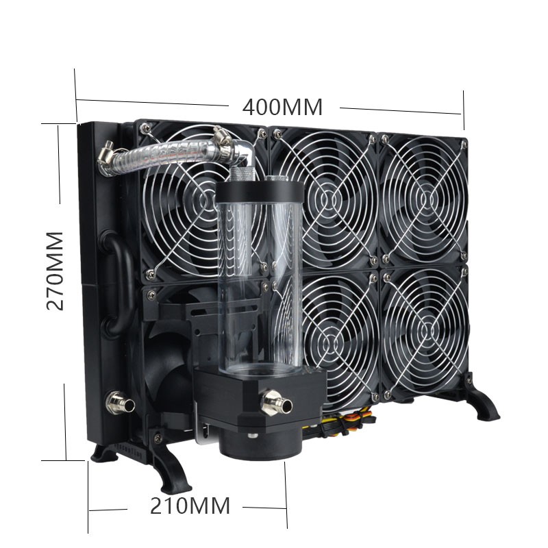 Water Cooling Miners Special Double 360mm Radiator Pump Assembly Computer Mute