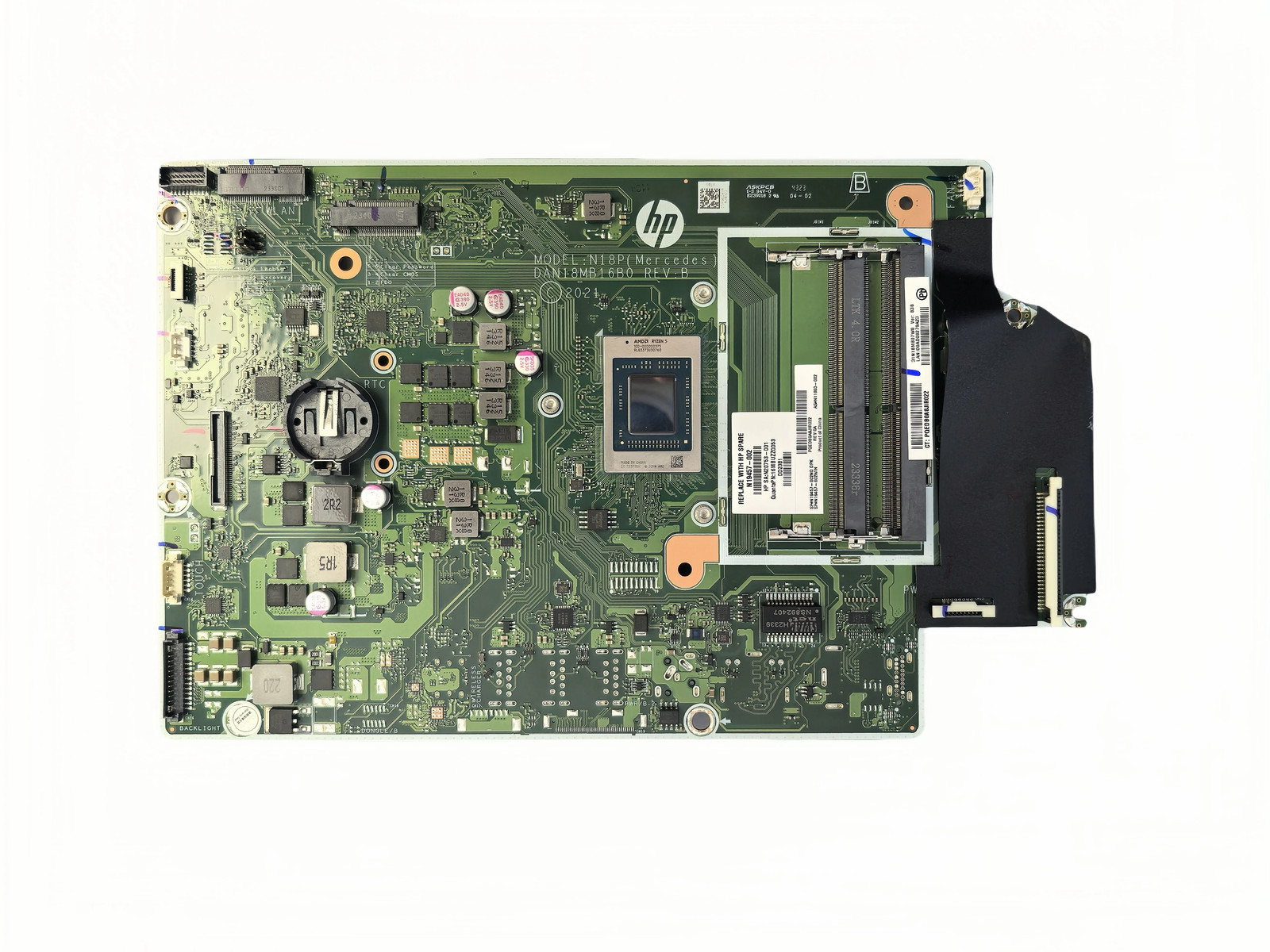 DAN18MB16B0 REV : B For HP All-In-One 27” 27-cb1155m Laptop Motherboard R7 R5