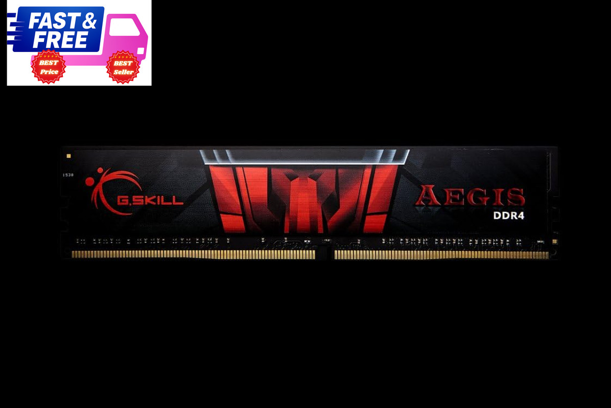 AEGIS DDR4 16GB (2x8GB) 3000MHz CL16 Desktop RAM Intel/AMD U-DIMM