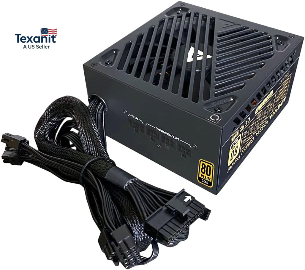 ATX-GX650W Galaxy 650W 80+ Gold Certified Active PFC ATX Semi-Modular Quiet Gami