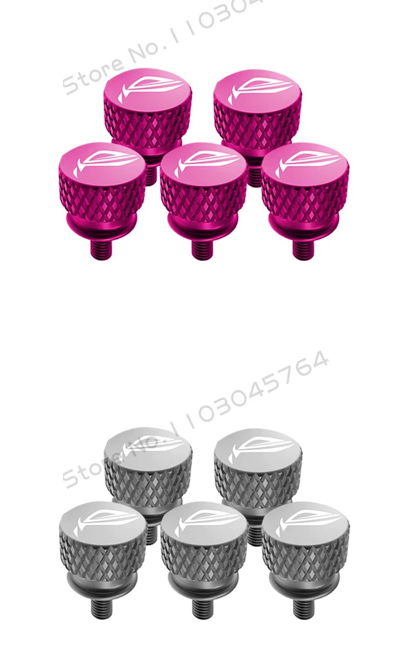 M3.5 Colored PC computer case thumb screws with logo(Ships same day from PA, US)