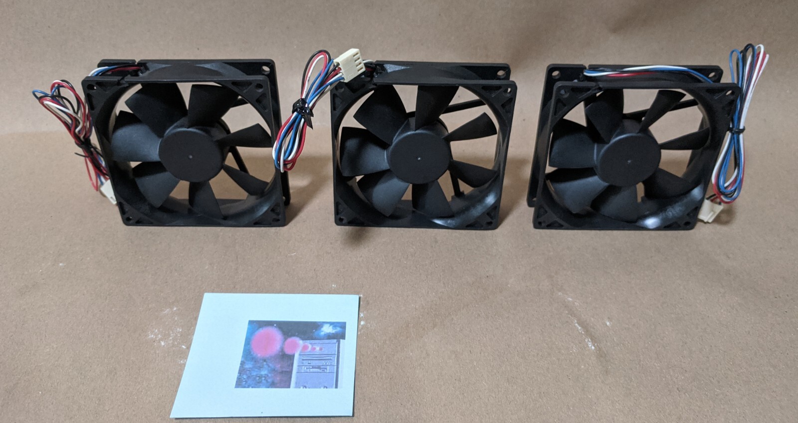 3-Pack Quiet Dual Ball Bearing 92mm x 25mm 3/4-Pin 12V 0.22A PC Case Cooling Fan