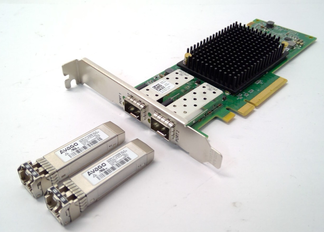 Dell LPe35002 Dual-Port 32Gb/s FC PCIe x8 Host Bus Adapter Dell P/N: 0PD89Y