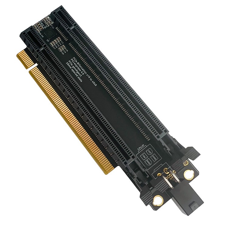 PCIe4.0 x16 1-to-2 expansion/gen3GEN4/ X8X8 with clock split IC
