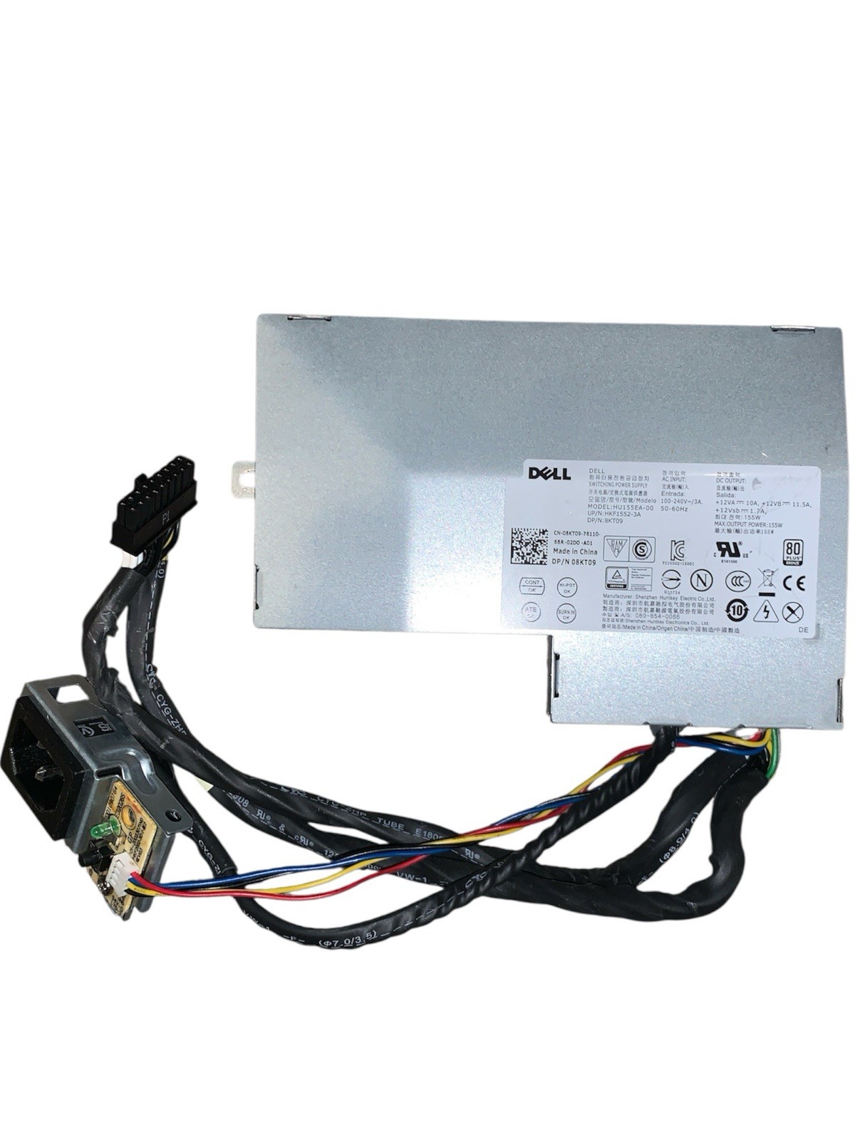 Dell 0TPN8G TPN8G 08KT09 8KT09 0143FN 143FN Optiplex 7440 AIO 155W Power Supply