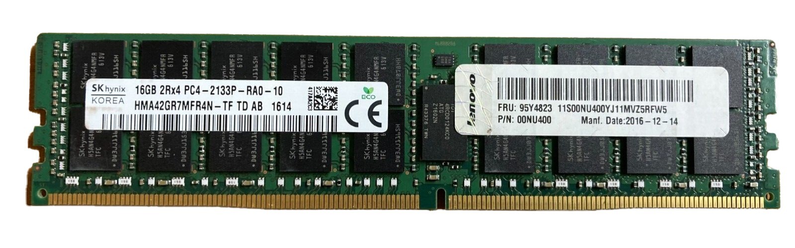 RAM SK Hynix Lenovo 16GB DDR4-2133P-RA0-10 ECC RDIMM 95Y4823 – HMA42GR7MFR4N-TF