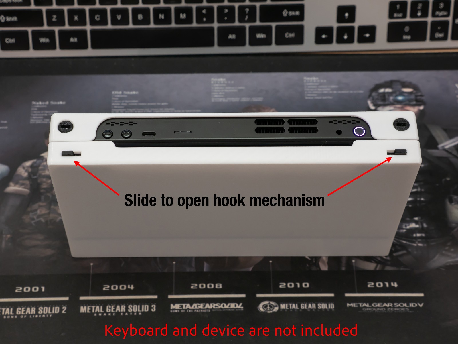 Legion Go 1 Keyboard Clamshell Attachment for Lenovo Multidevice Keyboard (PETG)