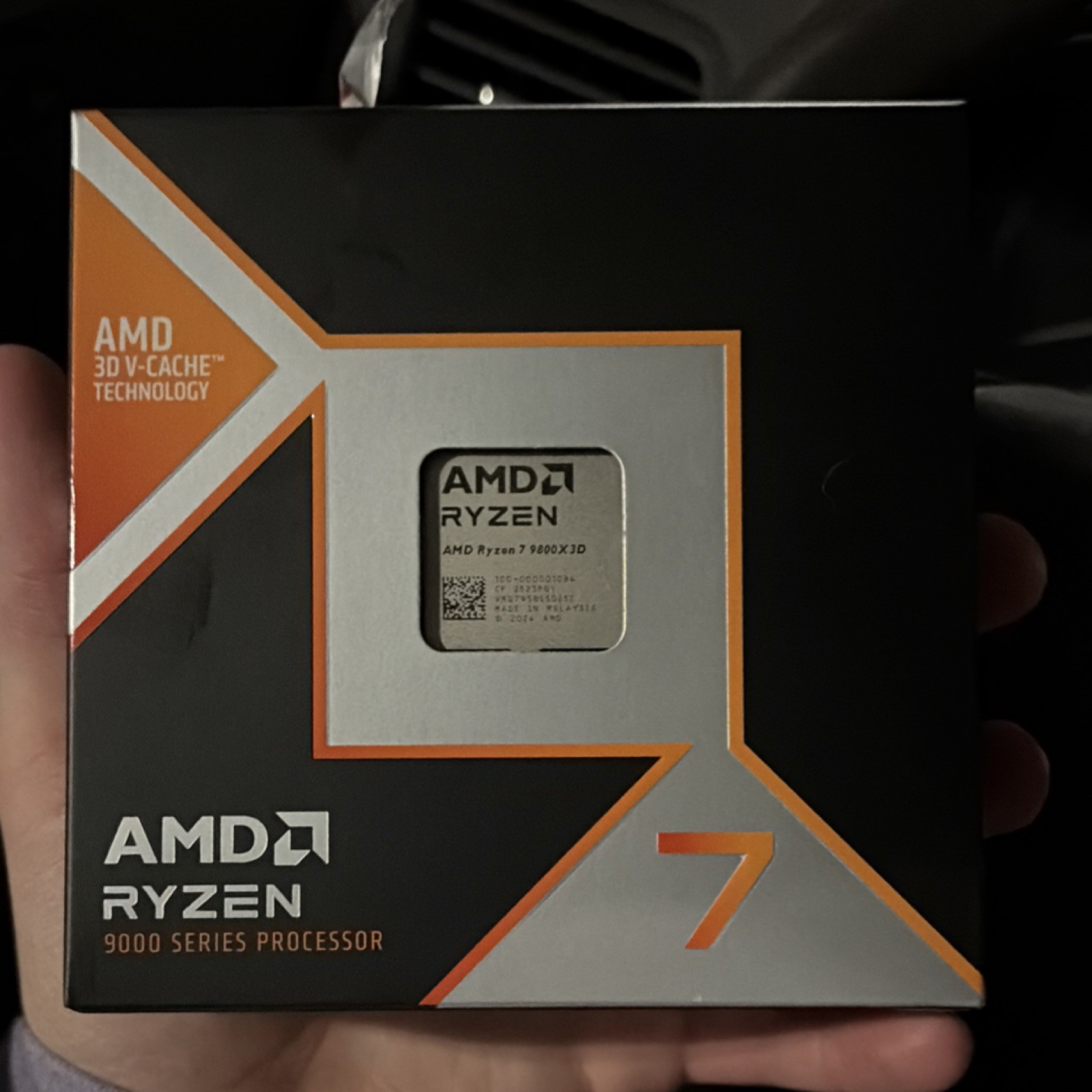 AMD Ryzen 7 9800X3D 8-Core Processor AM5 104MB L3 Cache 100-100001084WOF