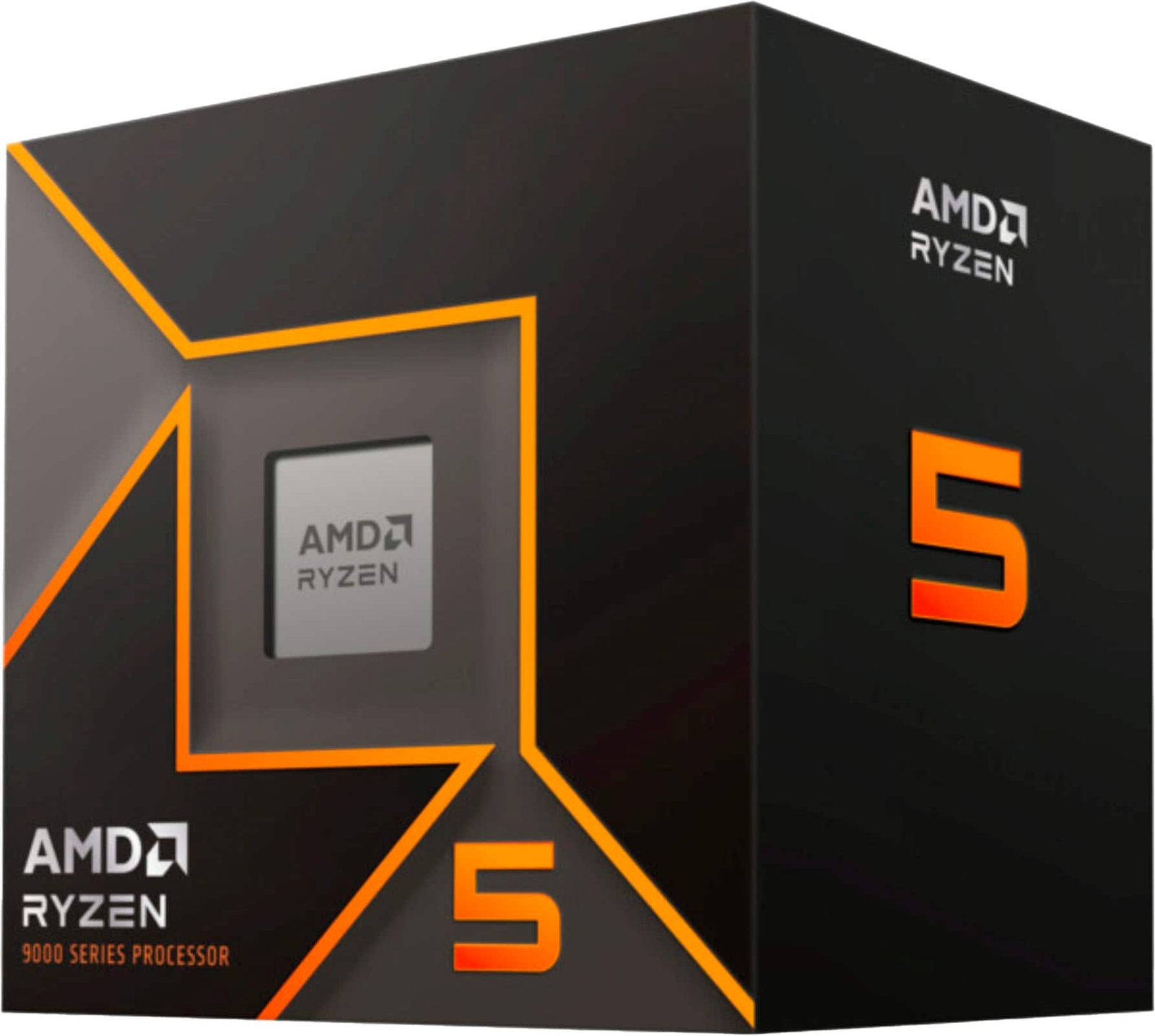AMD Ryzen 5 9600X 6-Core Processor, Radeon Graphics, 6 Core, 12 Thread, 65W A…