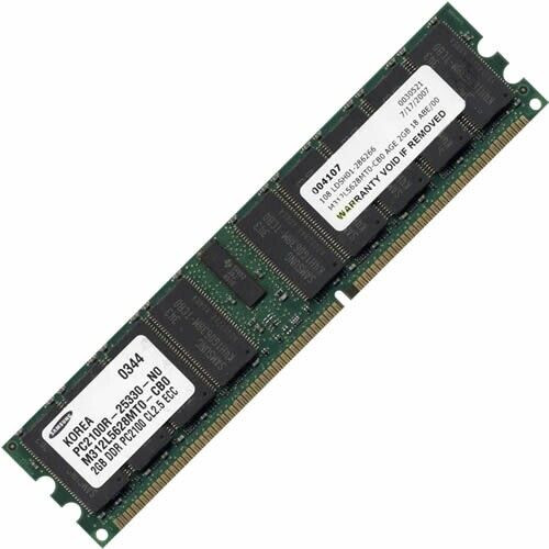 2GB DDR PC PC2100R DDR-266 2100 DUAL RANK 266MHZ 184PIN RDIMM 2RX4 128X4