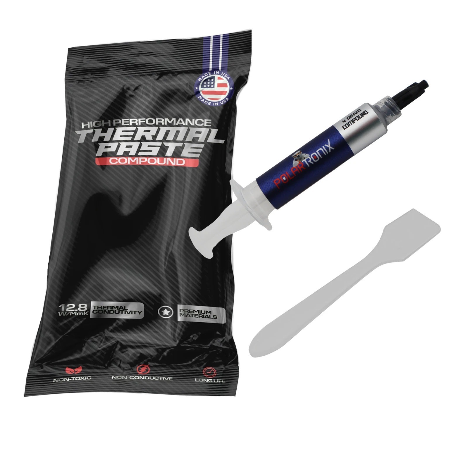 Thermal Paste for Computer CPU GPU Laptop 12.8W/mk Made in USA 4 Gram US