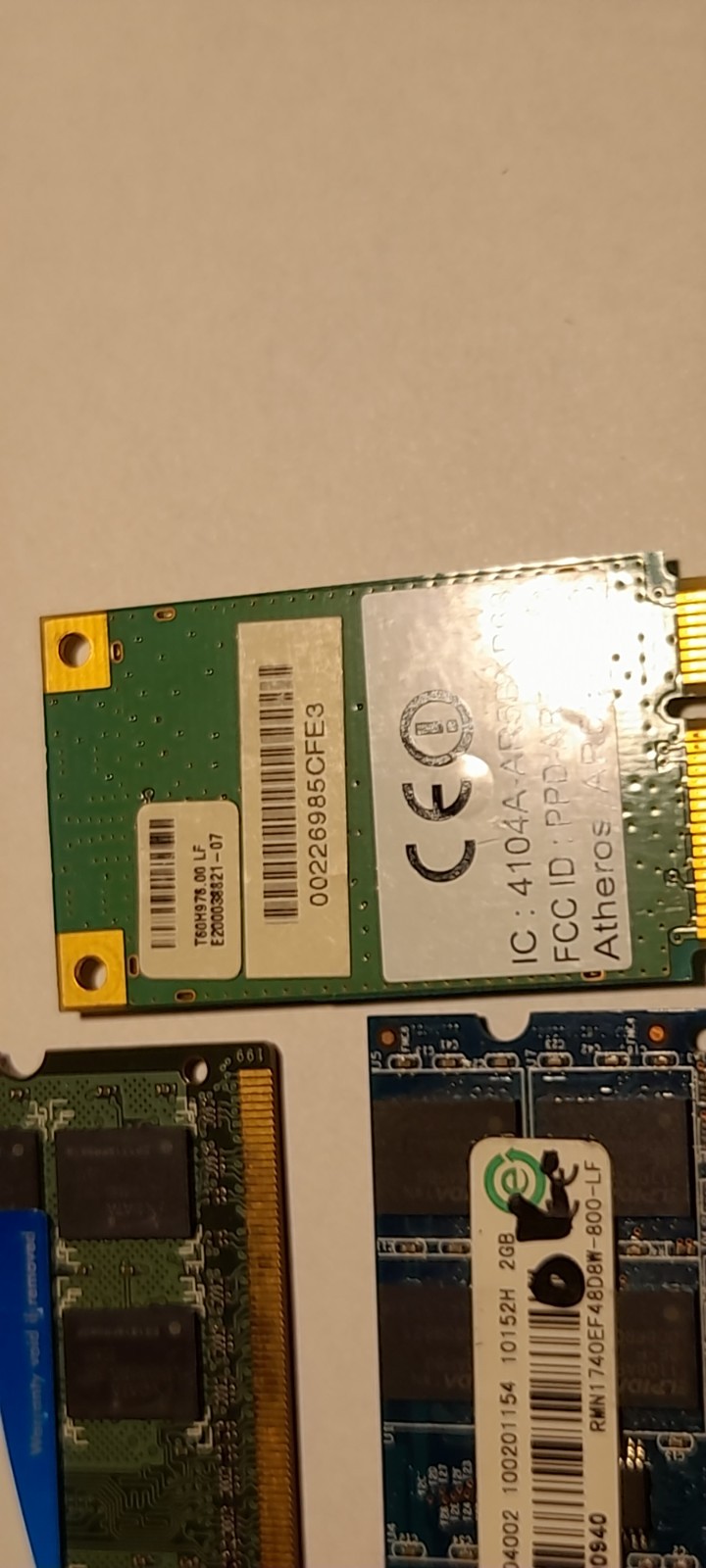 Laptop RAM. DDR 2.In working condition. The price listed is for all 4 modules.