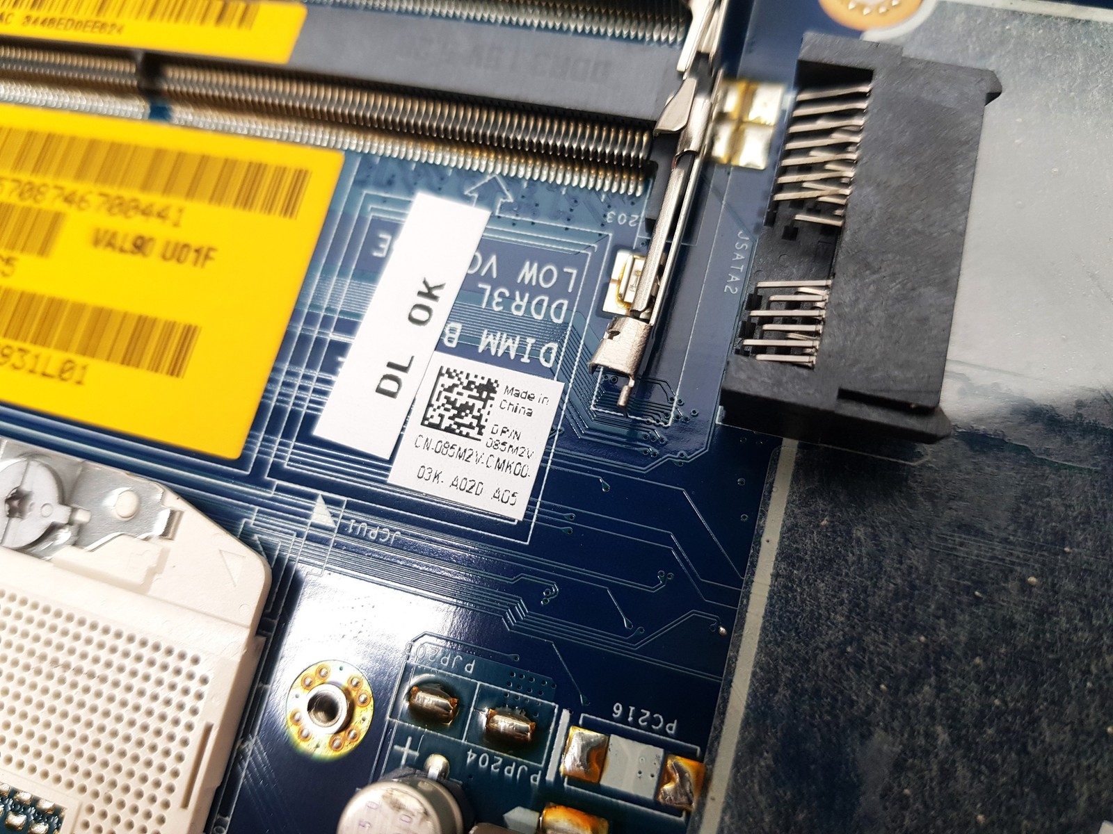 Dell Latitude E6440 Laptop Motherboard CPU QM87 85M2V 085M2V CN-085M2V LA-9933P