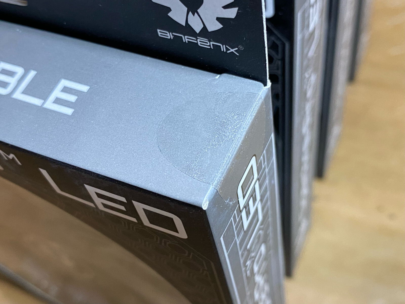 LOT 3x BitFenix Spectre Pro 140mm WHITE LED Case Fan 3-pin * BFF-LPRO-14025W-RP