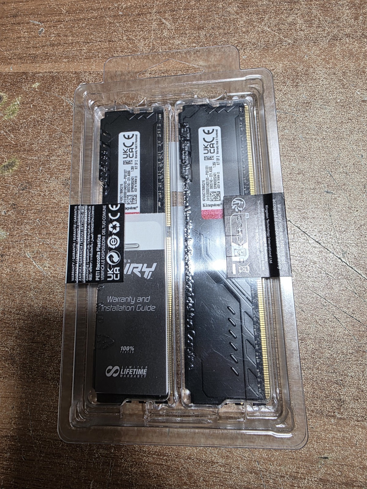 Kingston FURY Beast 16GB (2 x 8GB) DDR4 SDRAM Memory Kit (KF436C17BBK2/16) 3600