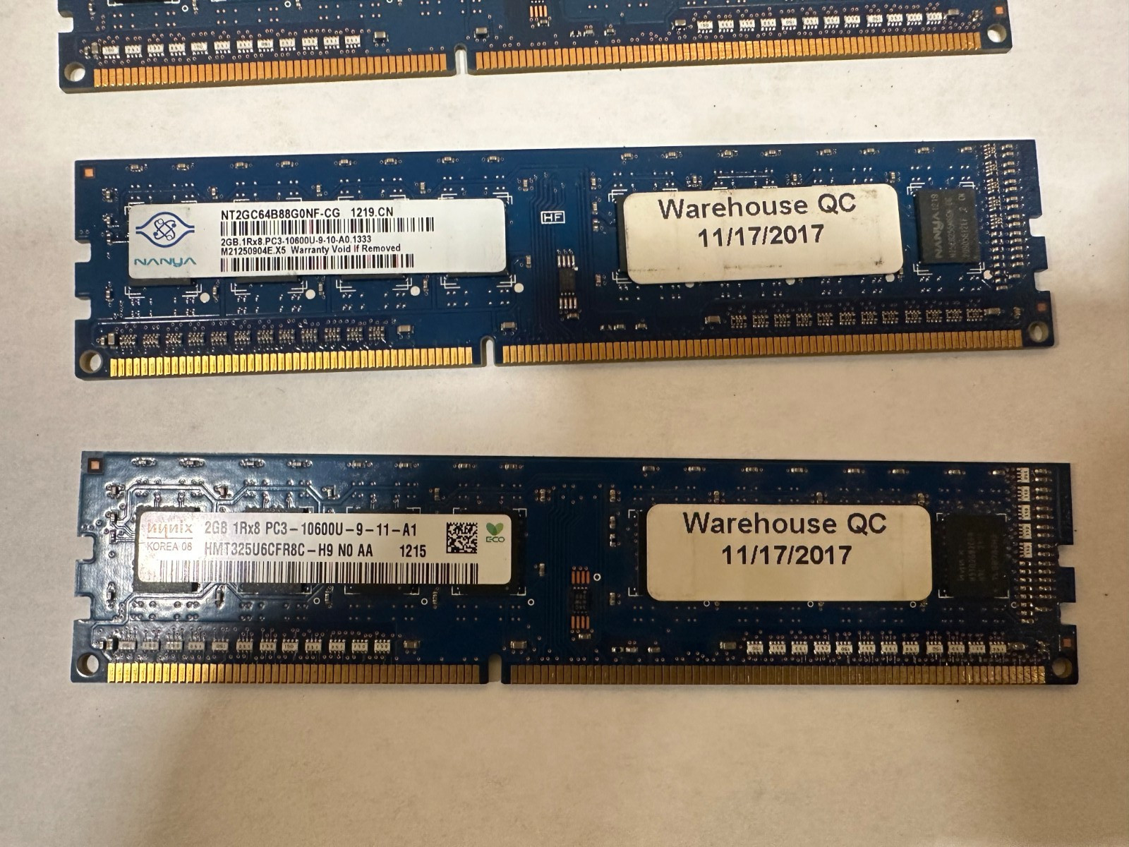 Hynix 2 GB DIMM 1333 MHz DDR3 Memory (HMT325U6CFR8C-H9) 4 pieces 8GB
