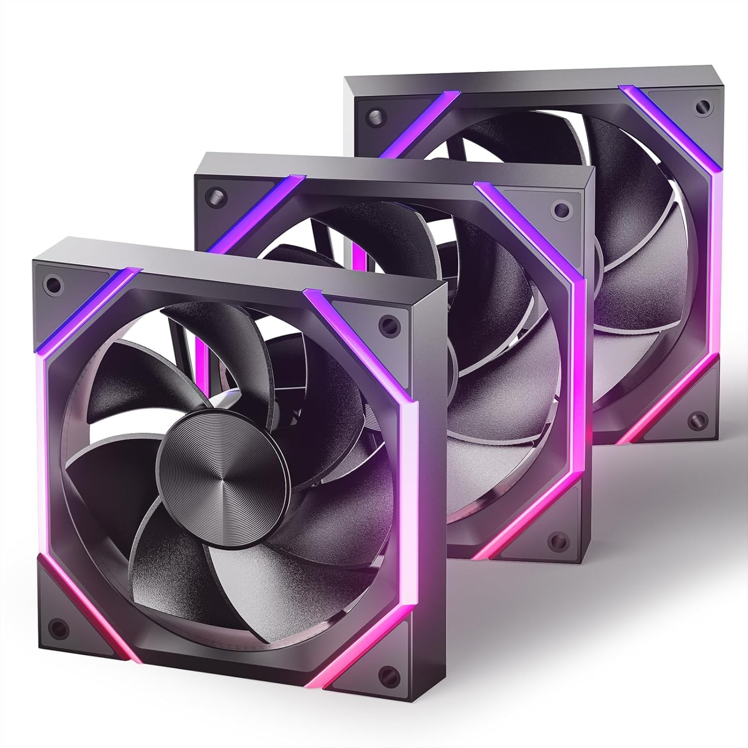 Asiahorse Nyota 120Mm Case Fan with Efficient Cooling, ARGB FWD Blade