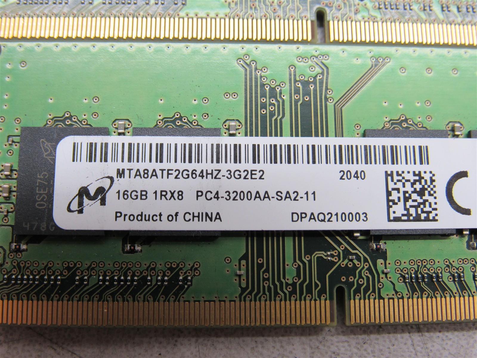 4 LOT – 16GB PC4-3200AA DDR4 25600 SODIMM RAM for LAPTOP – MAJOR BRANDS
