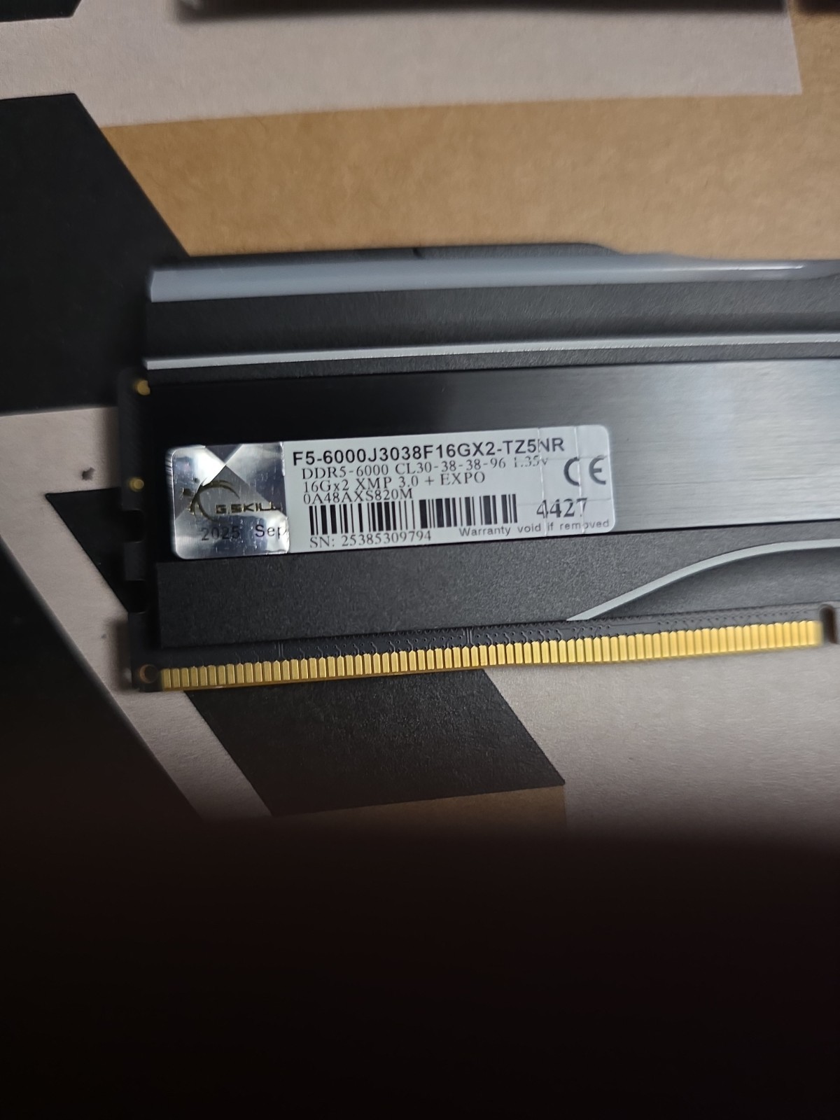 g.skill trident z5 neo rgb ddr5-6000 16GB