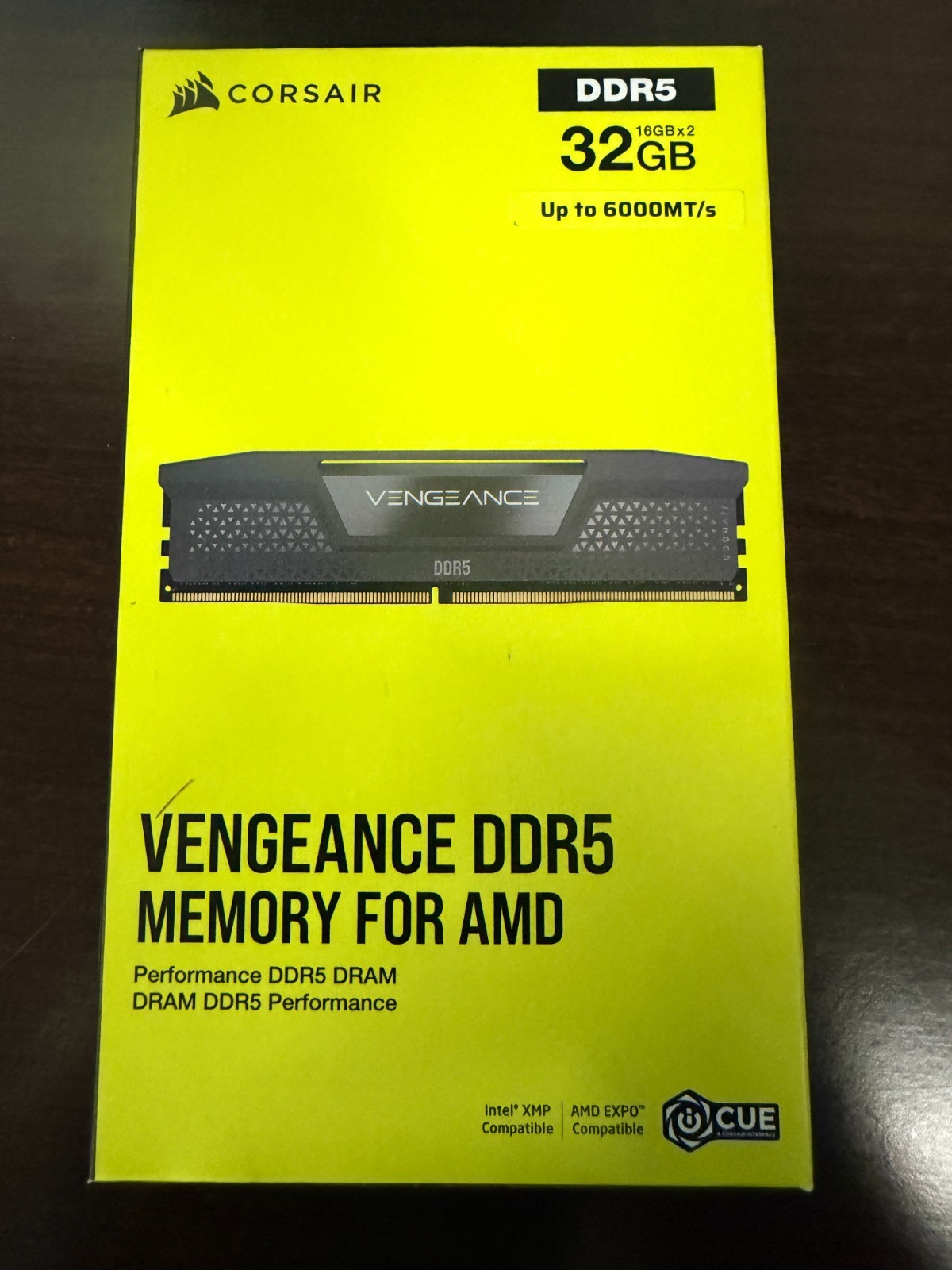 Corsair Vengeance RGB DDR5 32GB (2x16GB) 6000Mhz, cl36