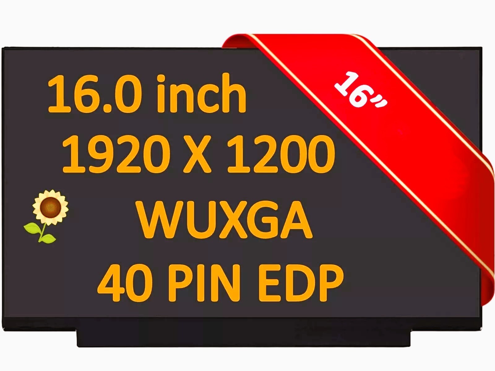 16″ 165HZ LCD Screen N160JME-GQ1 REV.B1 DELL PN 3XR4D 03XR4D 1920×1200 NON-TOUCH