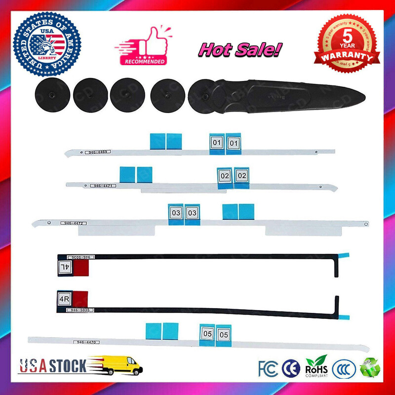 for iMac 21.5″ A1418 Screen LCD Adhesive Tape Strips + Opening Wheel Tool Kit