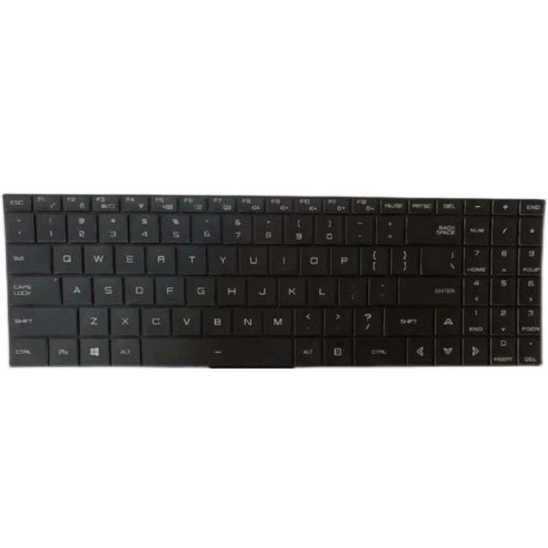 Keyboard For Eluktronics MAX-17 17.3 United States US Without Backlit Black