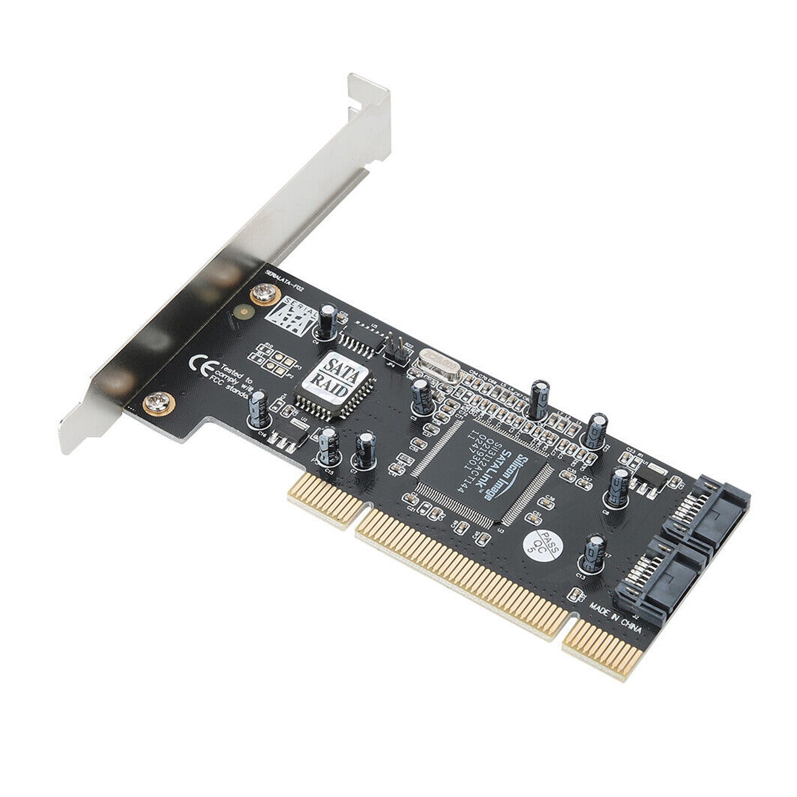 2-Channel Array Card PCI SATA 150MB/s SIL3112 Controller Card for WINS 2000/XPMS