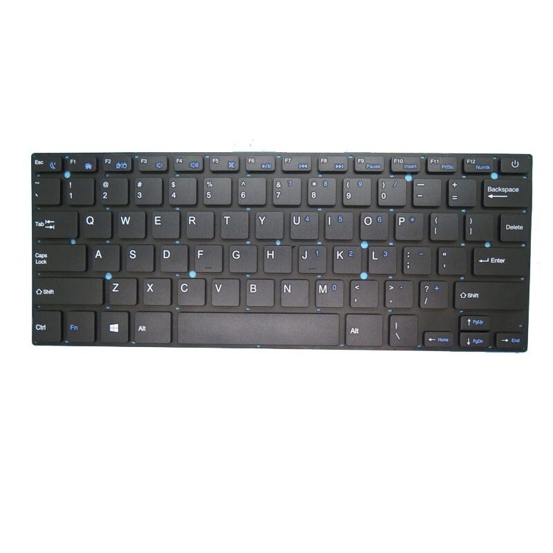 Laptop keyboard For TURBO X Flynote 3 United States US Black Without Frame
