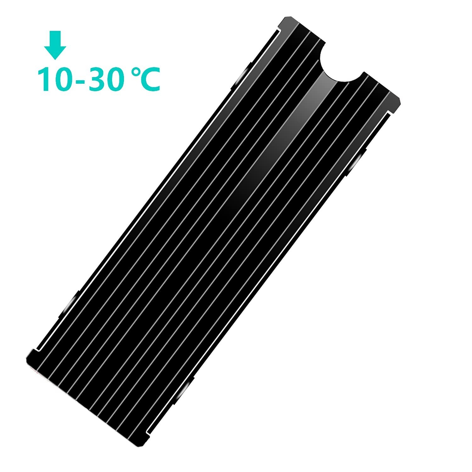 M.2 Heatsink Cooler 2280 SSD Double-Sided Heat Sink with Thermal Silicone pad…