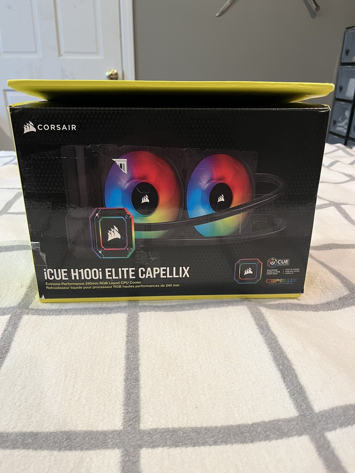 CORSAIR iCUE H100i ELITE CAPELLIX Liquid CPU Cooler
