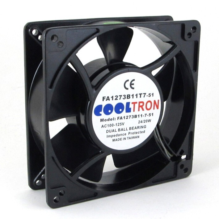 115V AC Cooltron Axial Fan 127mm x 38mm High Speed