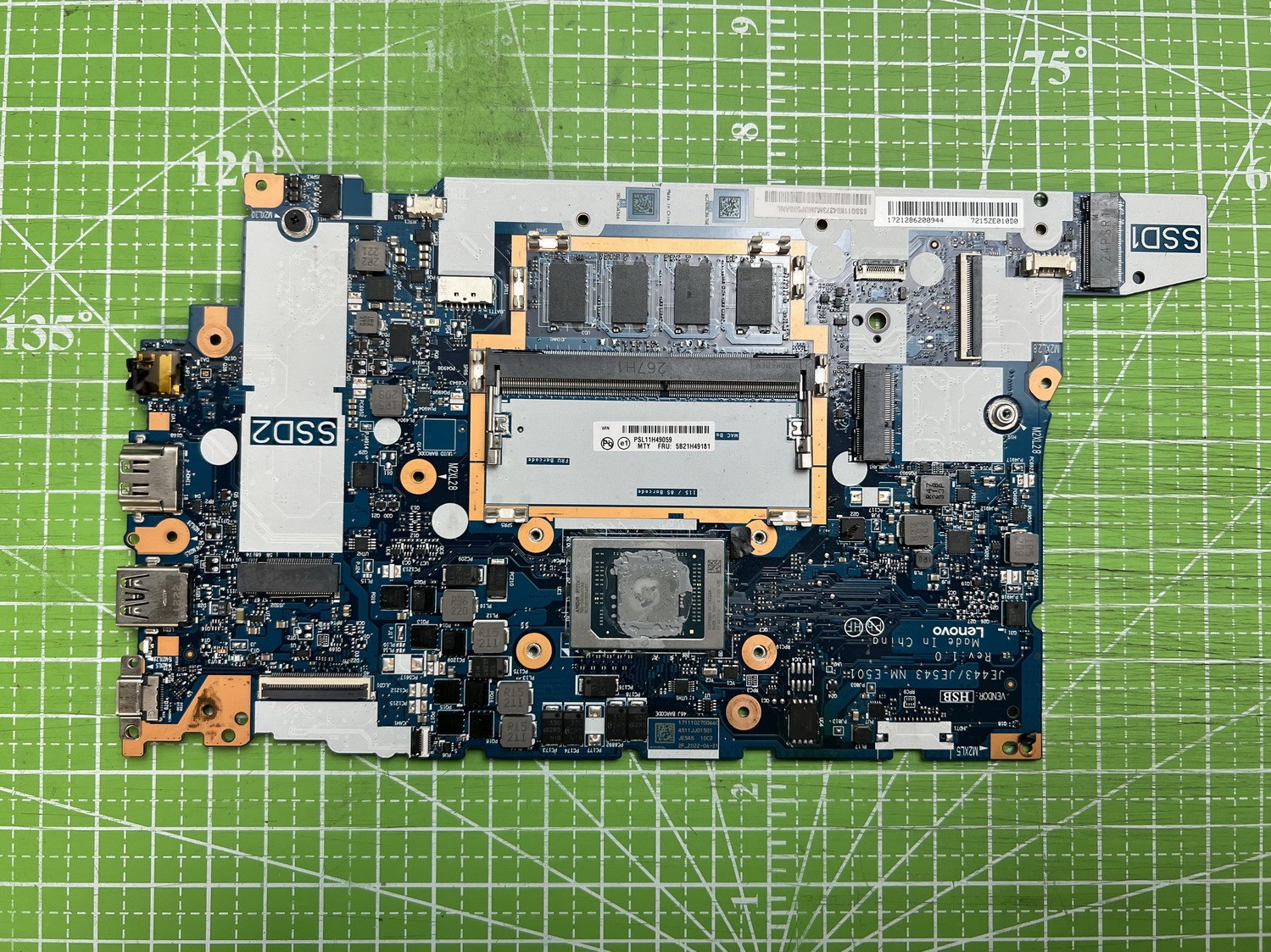 Lenovo ThinkPad E15 Gen 4 AMD Ryzen 7 5825U 2GHz Motherboard 5B21H49181 NM-E501