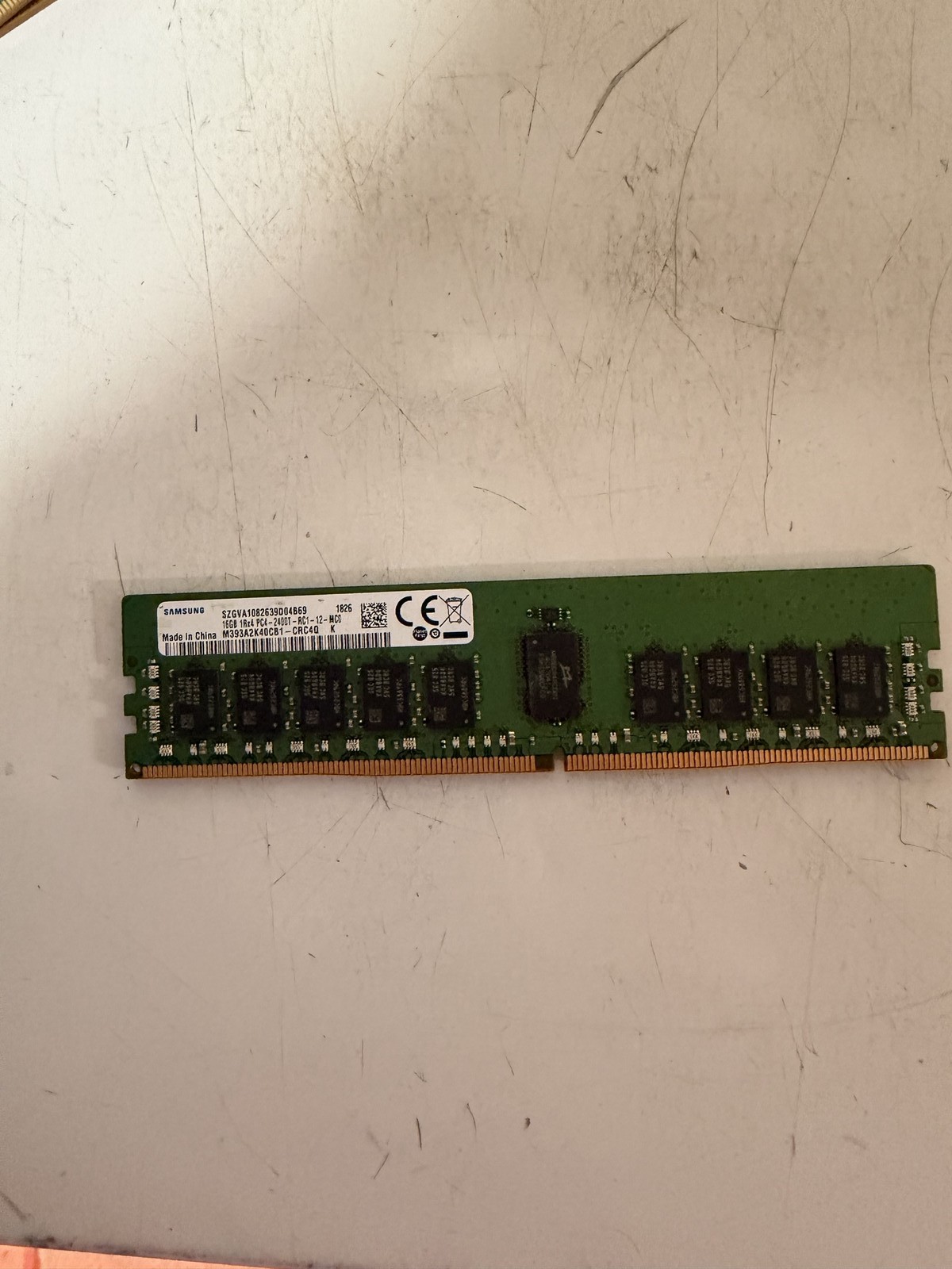 Samsung 16GB DDR4 2400T ECC Registered RAM M393A2K40CB1-CRCAQ