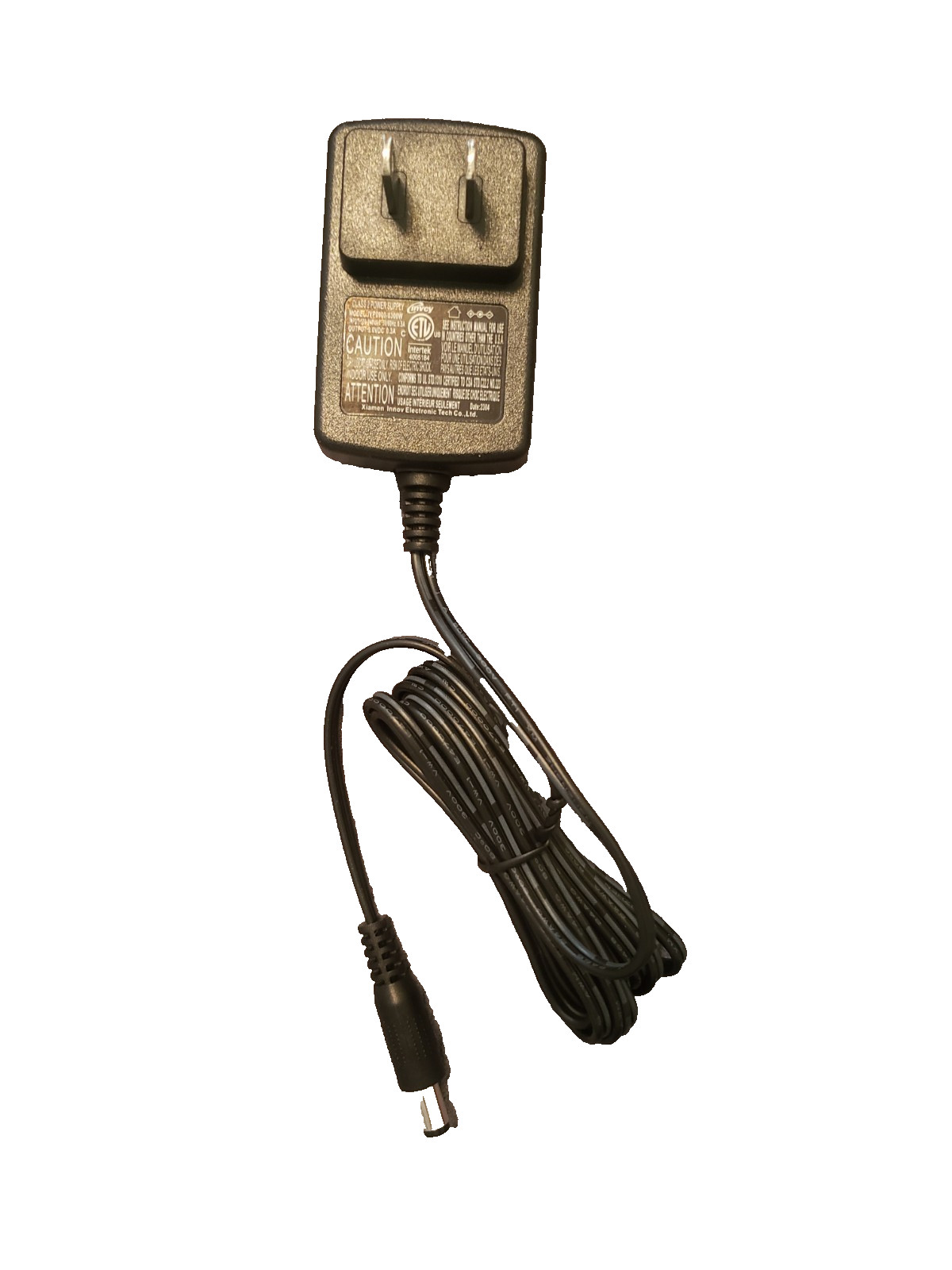 Invcy IVP0900-0300W Power Supply Input 100-240V 50/60Hz 0.5A | Output 9.0V 0.3A