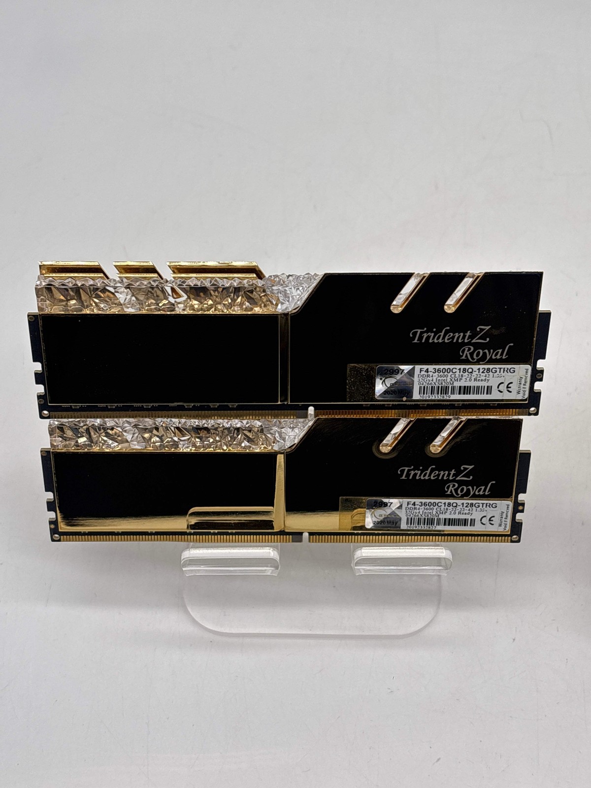 G.SKILL Trident Z Royal 128GB (4x32GB) DDR4 3600MHz Desktop Memory – Used