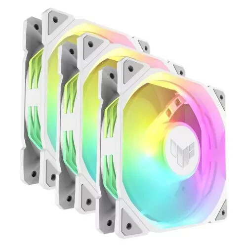 Asus Tuf Gaming TR120 ARGB Regular Blade White 12Cm Pwm Case Fans 3 Pack
