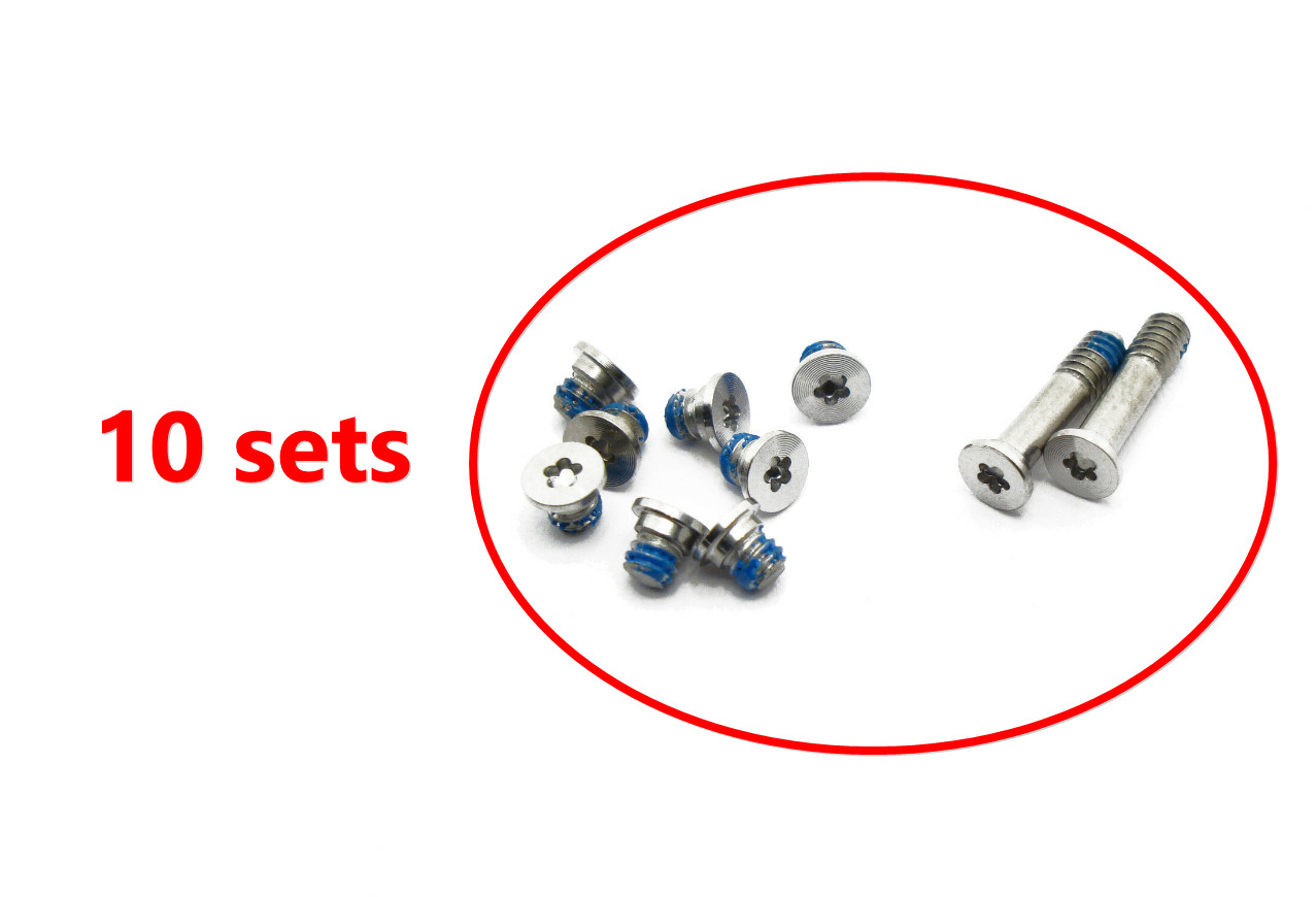 10 SET10pcs Bottom Case Screws Set For Apple Macbook Air A1370 A1369 A1466 A1465