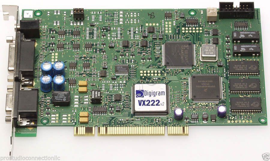 Digigram VX222 v2 24bit AES/EBU Digital Audio Balanced XLR Broadcast NEW IN BOX