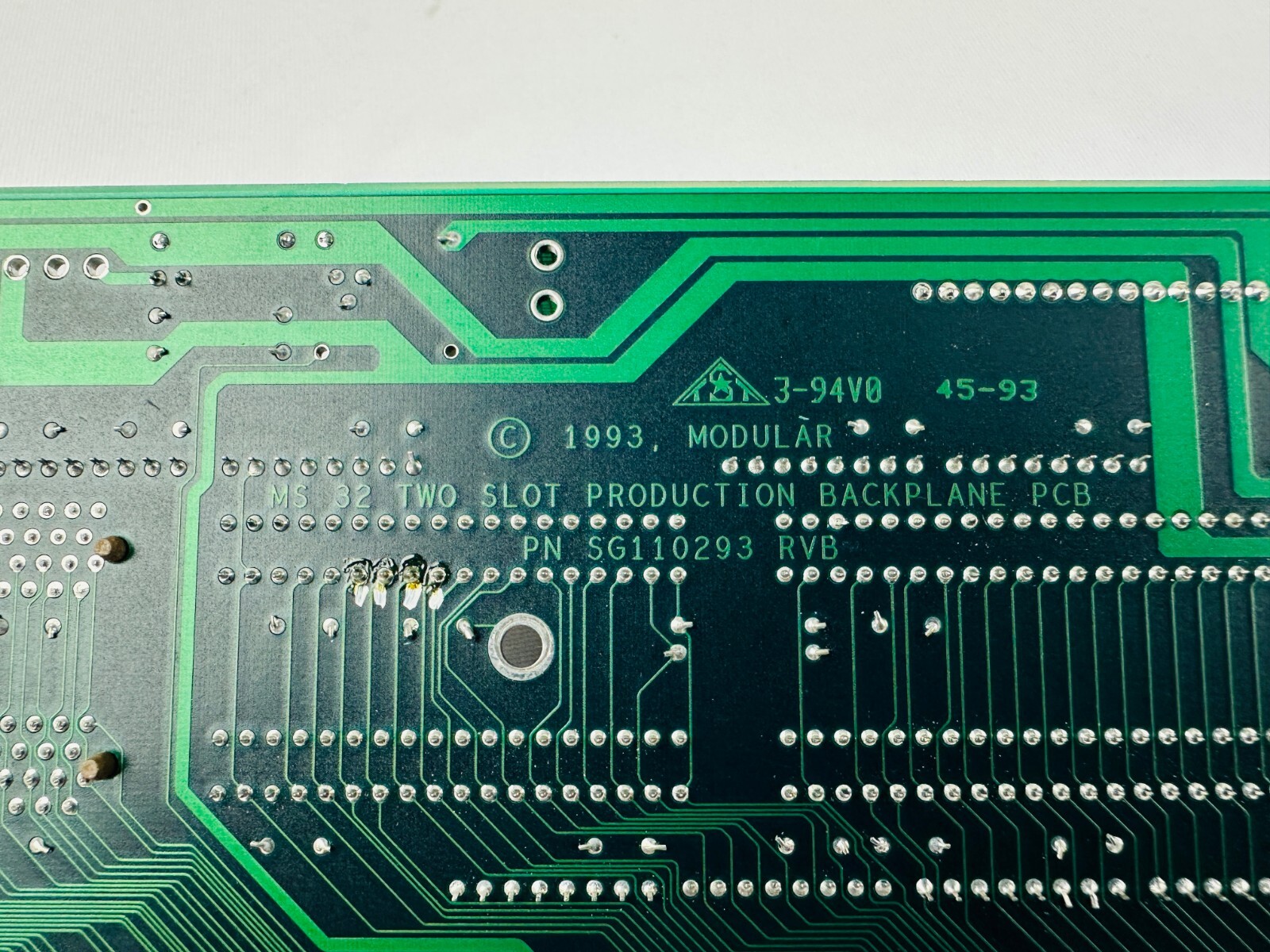 Advance Modular Solution SG110293 MS 32 Two Slot Production Backplane