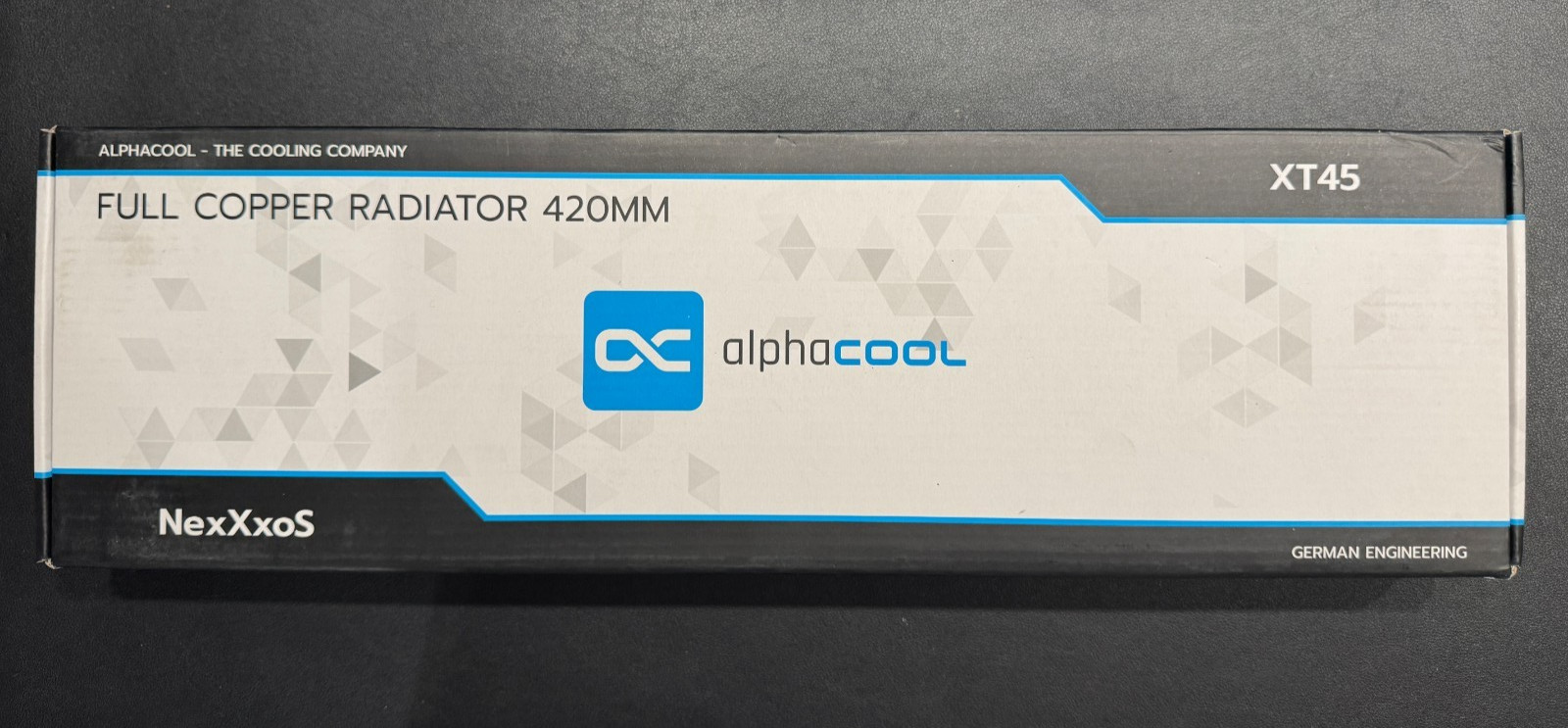 Alphacool NexXxoS XT45 Full Copper 420mm PC Water Cooling Radiator – Black