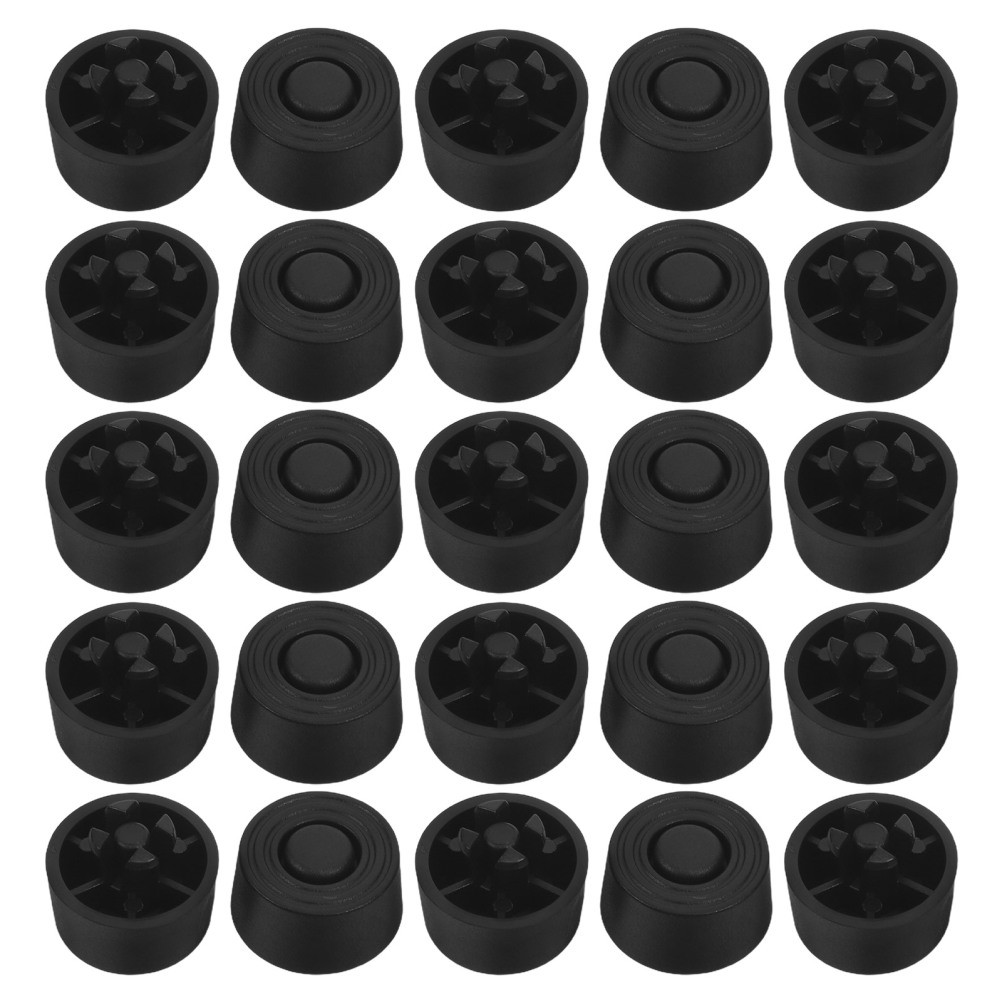 25 Pcs Chassis Anti-shock Pads Computer Case Feet Furniture Foot Stand Riser