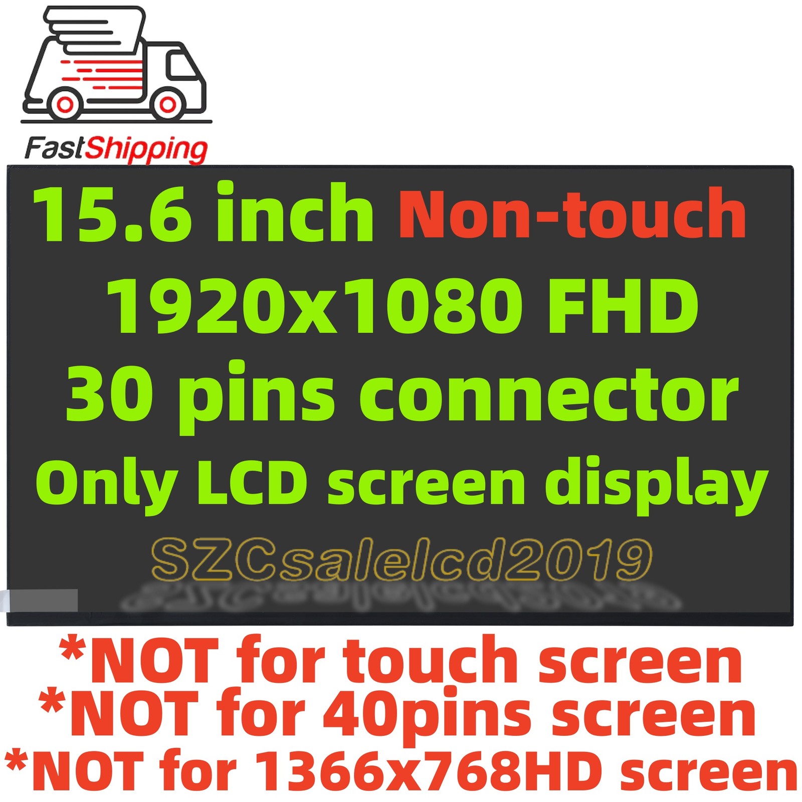 New 15.6″ For Dell Latitude 3520 FHD LCD LED Screen 1080P IPS Non-Touch Display