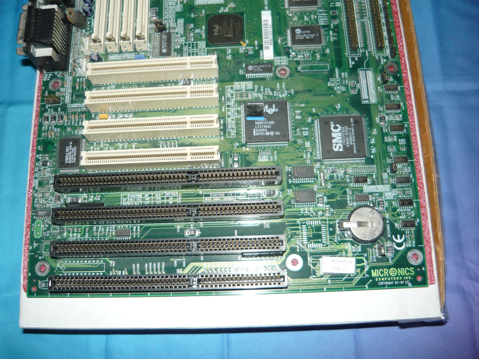 Vintage Micronics M55HI Plus Socket 7 Motherboard ATX Used Good